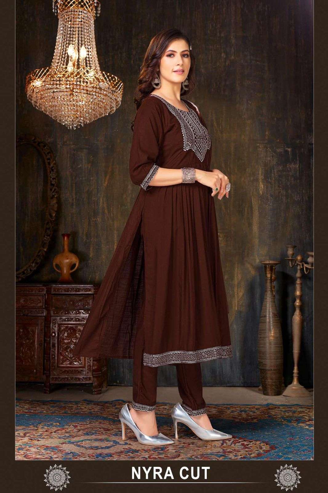 Georgette Women Clothes, Casual Wear, Embroidered at Rs 600 in Surat