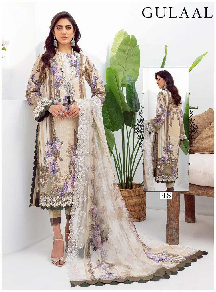 Gulaal Classy Luxury Cotton Collection Vol 5 Karachi Cotton Dress Material wholesale collection