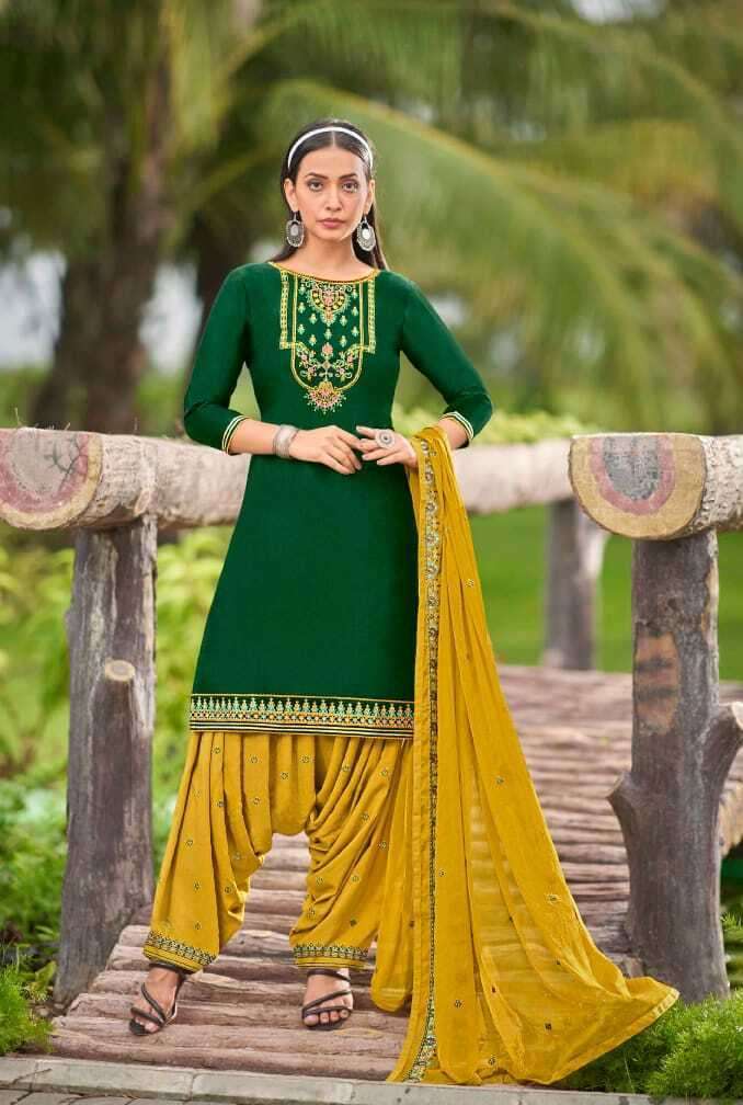 KALAROOP fashion of Patiala Vol - 34 DESIGNER PATIYALA KURTI WHOLESALER INDIA