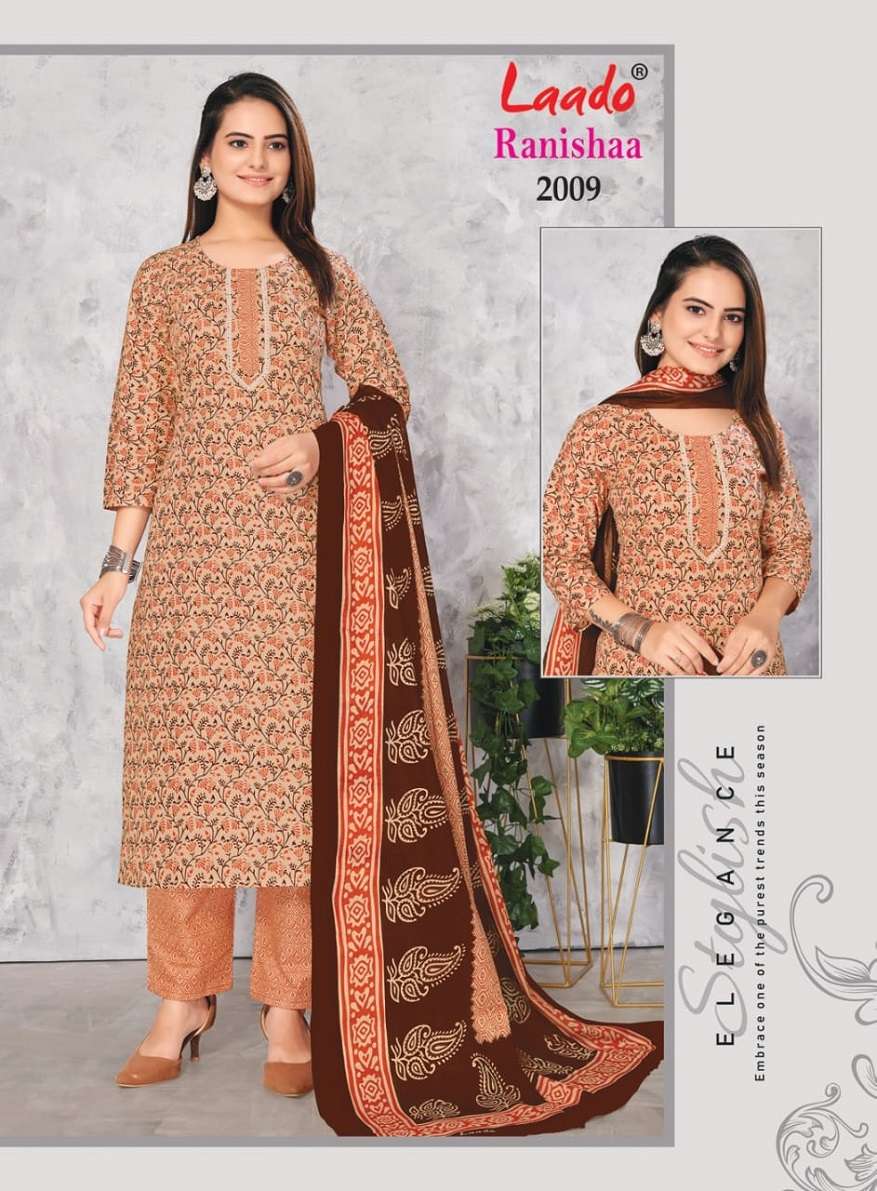 Laado Ranishaa Vol 2 Ready Made Designer Cotton Dress wholesaler in india