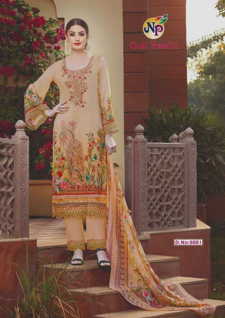 Nand Gopal Gull Haafiz Vol 5 Karachi Cotton Dress Material  wholesale Collection in india