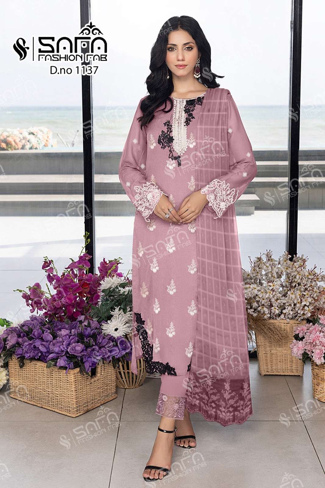 Safa Fashion 1137 Readymade Designer Pakistani Suits wholesale online