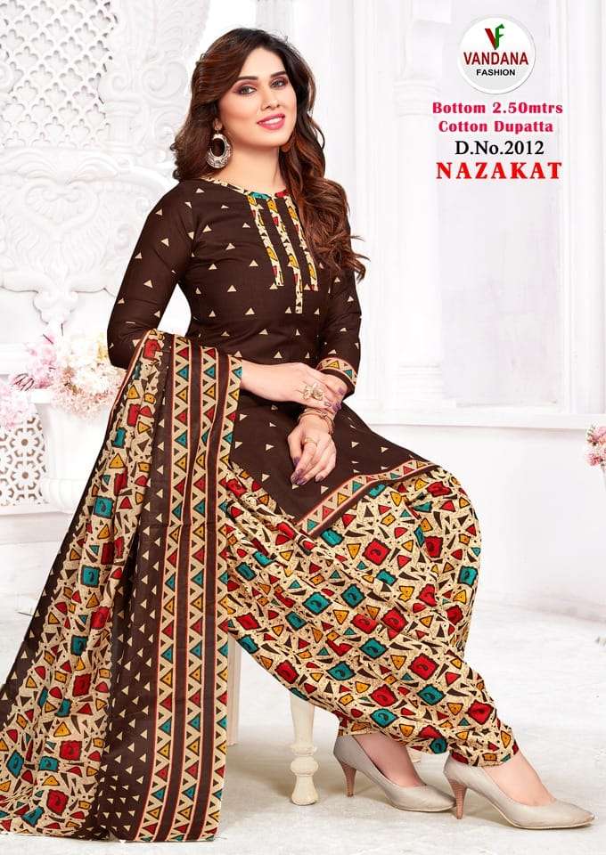 Vandana Nazakat Vol 2 Printed Dress Material Collection wholesale india