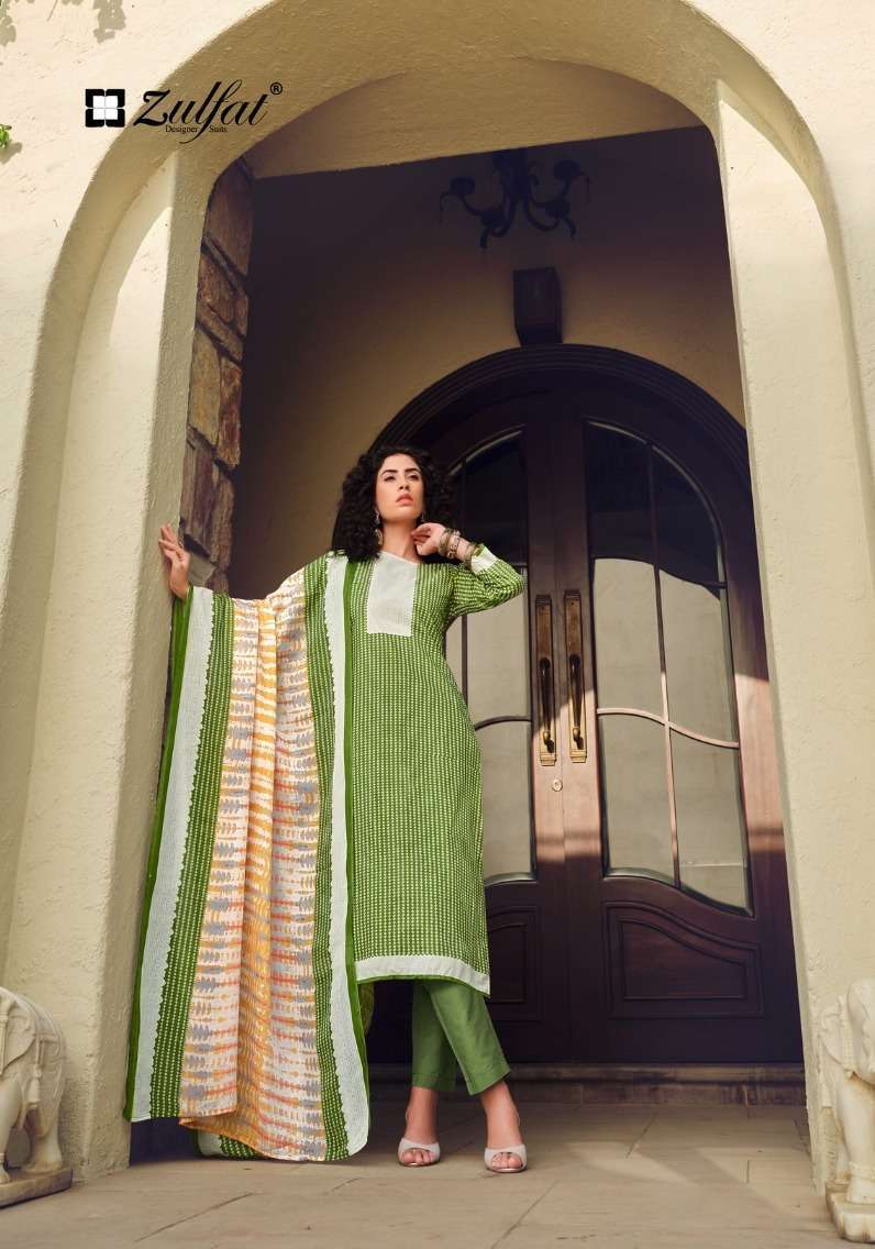 Zulfat ISABELLA Pure Cotton Women Dress Materials wholesale online