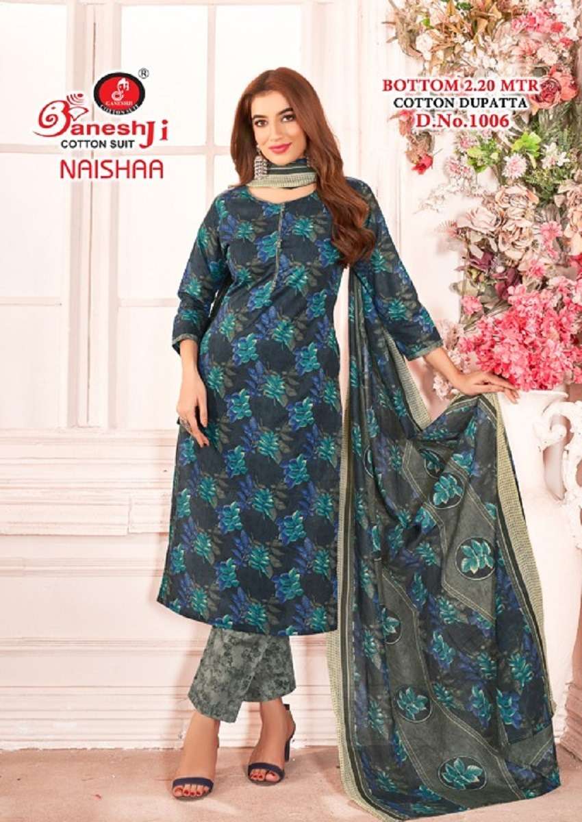 Catalog	Ganeshji Naishaa Vol-1  Dress Material wholesale