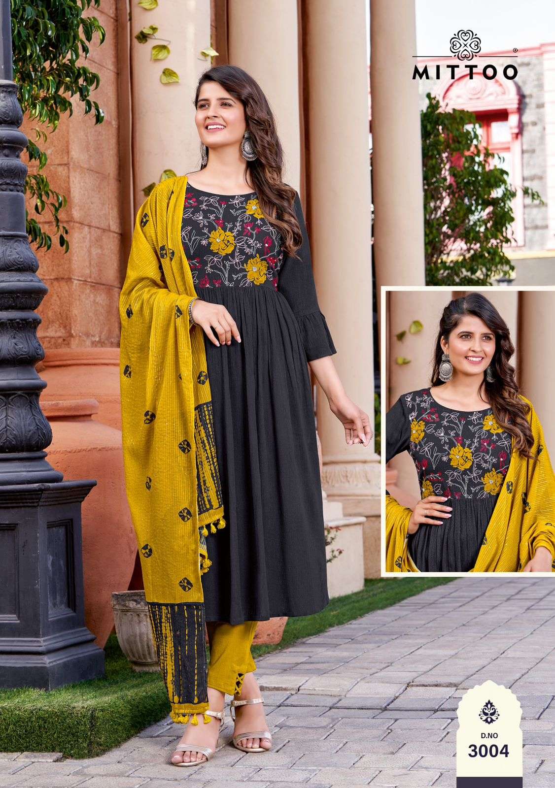 Mittoo Garima Festive Wear Kurti Pant With Dupatta wholesale Collection online
