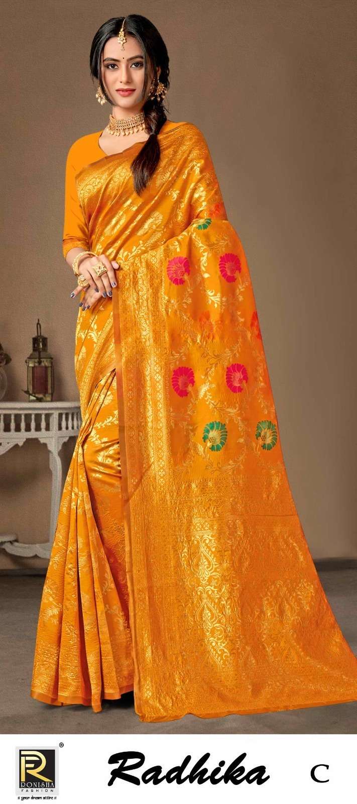 Ronisha Radhika designer banarasi silk saree collection wholesale