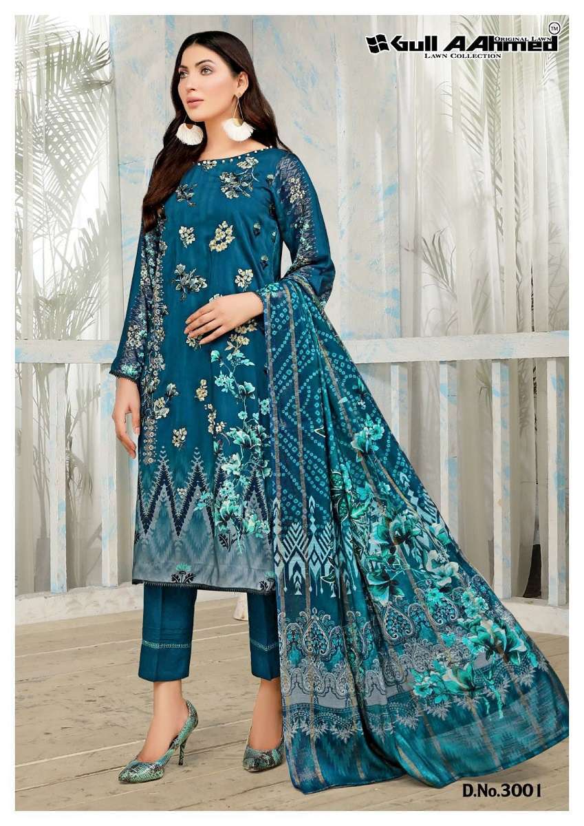 Gull AAhmed Minhal Vol-3 - Dress Material - Wholesale 