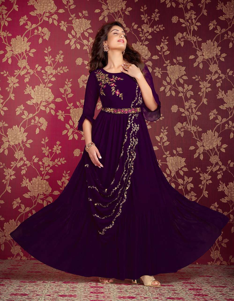 Stylemax - Almirah vol.3 daawat Party Wear Readymade Latest Gown Gown  Ladies clothing wholesalers in Surat India