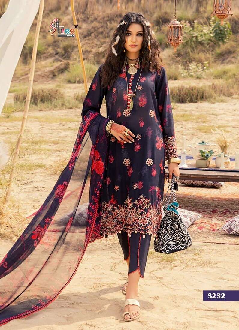 Shree Sana Safinaz Chikankari Chiffon Dupatta Pakistani Suits Wholesale