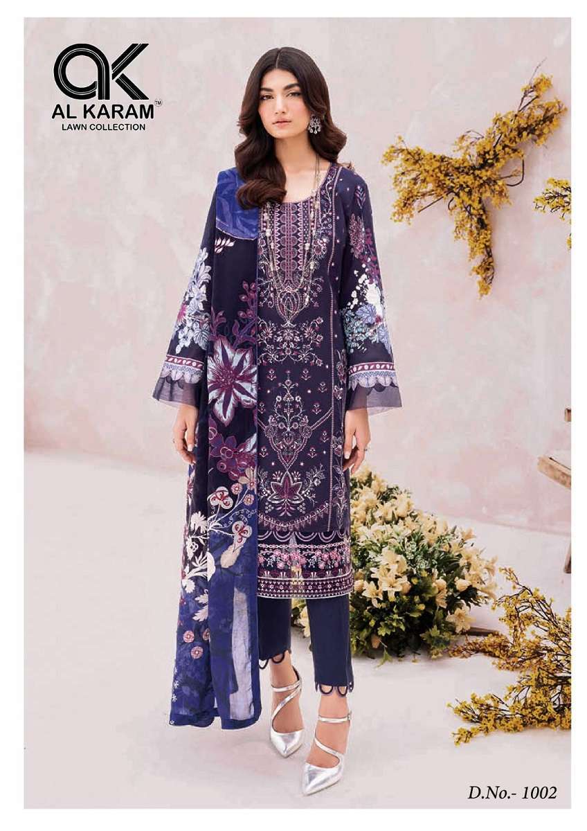 Alkaram Florence Vol-1 - Pure Cambrice Collection - Wholesale