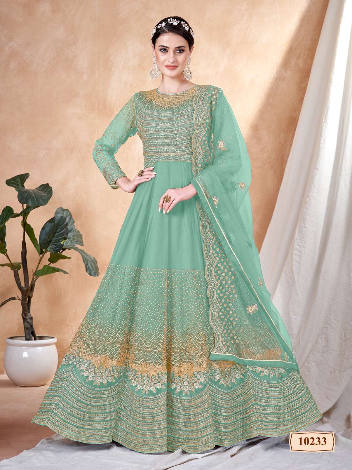 	Anjubaa Vol 23 Fancy Designer Net Gown wholesale price 
