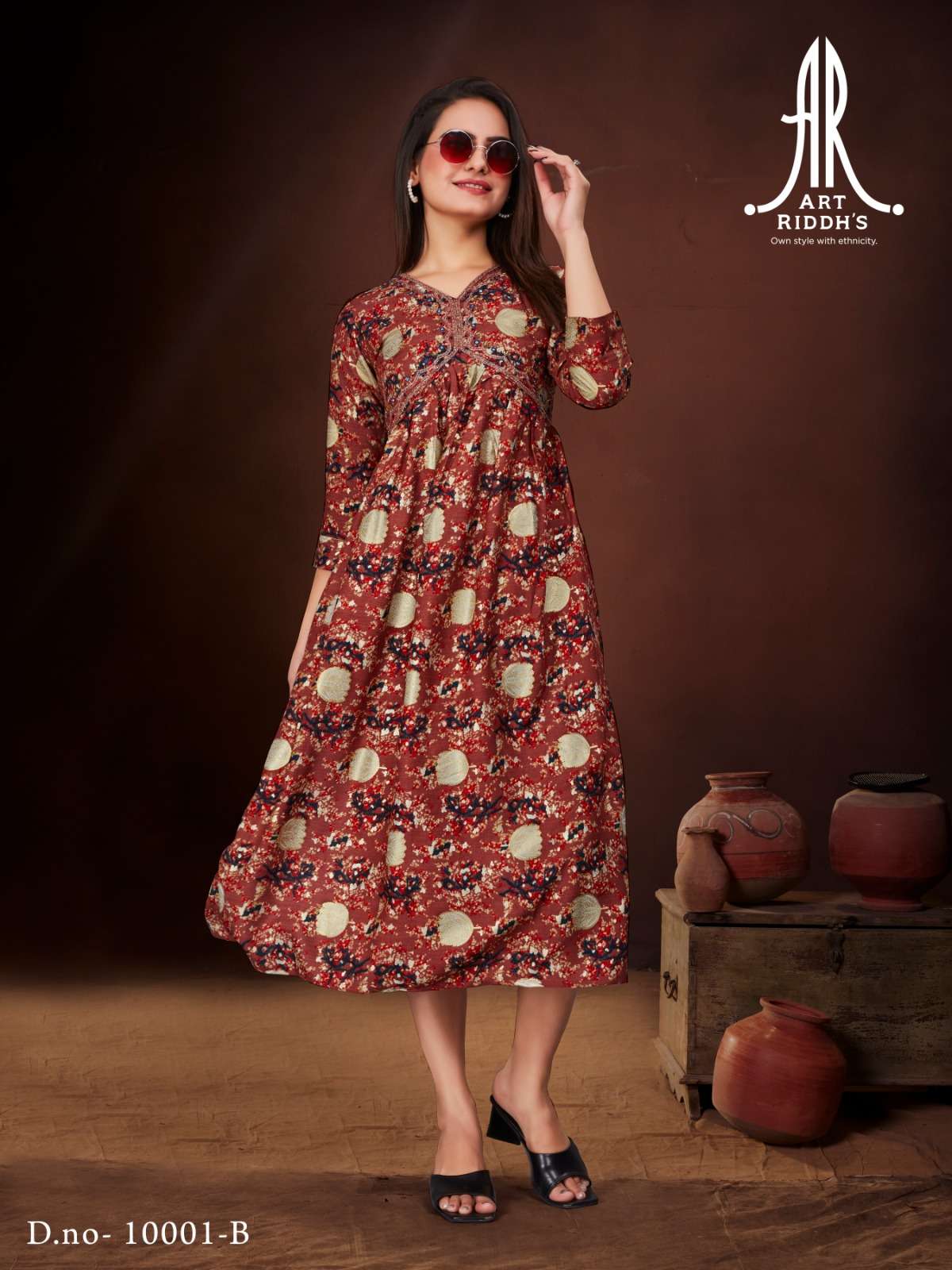 ARTRIDDH DESIGN NO 1/A ALIA CUT DESIGNER KURTI COLLECTION