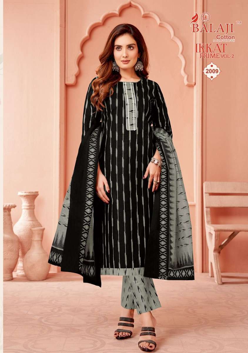 Balaji Ikkat Prime Vol-2 - Dress Material Wholesale