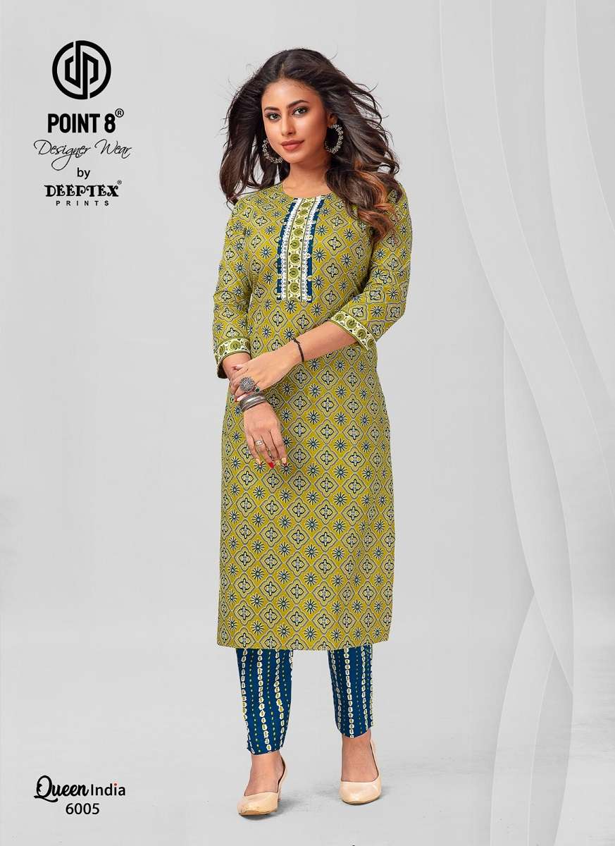Deeptex Queen India plus  Size  Kurti With Pant wholesale 