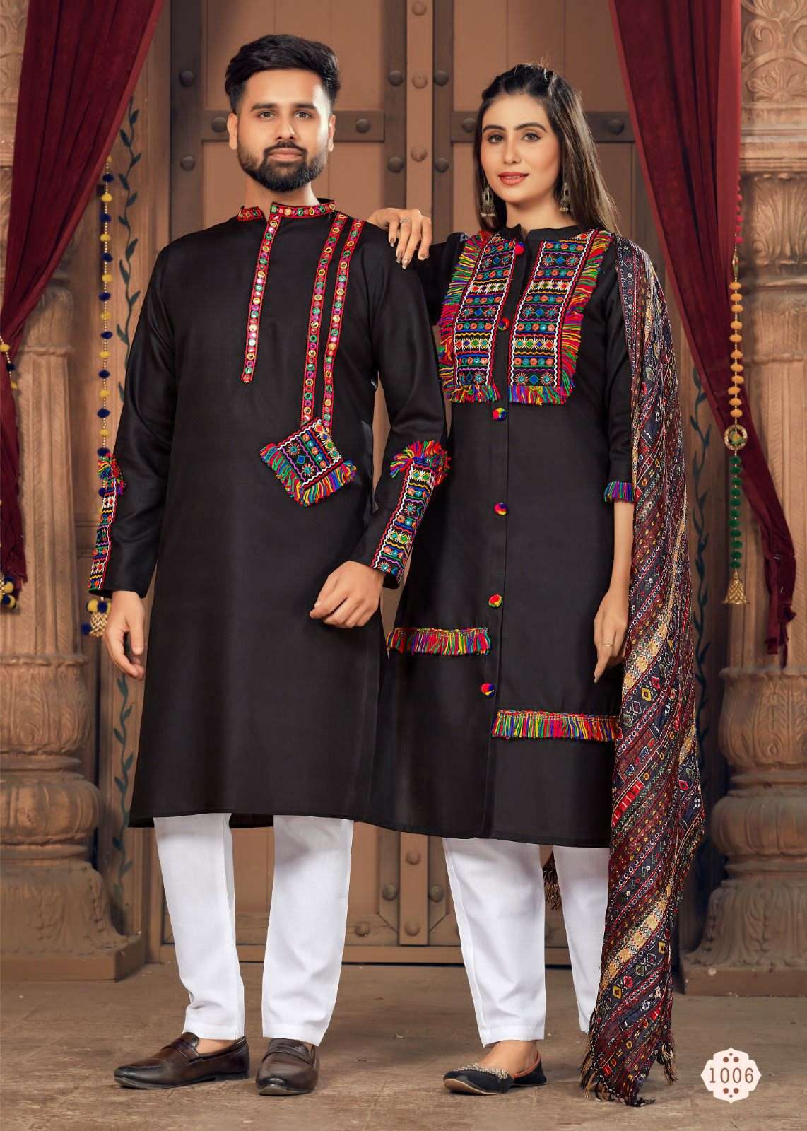 Blue Hills Navratri Twinning Couple Wear Readymade Suits Catalog - The  Ethnic World