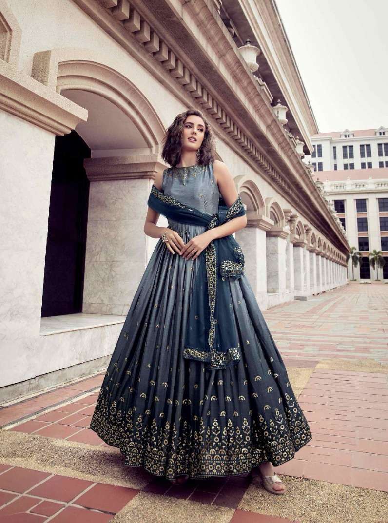 FLORY VOL. 25 Sequince Embroidered Work designer Gown collection  Wholesale