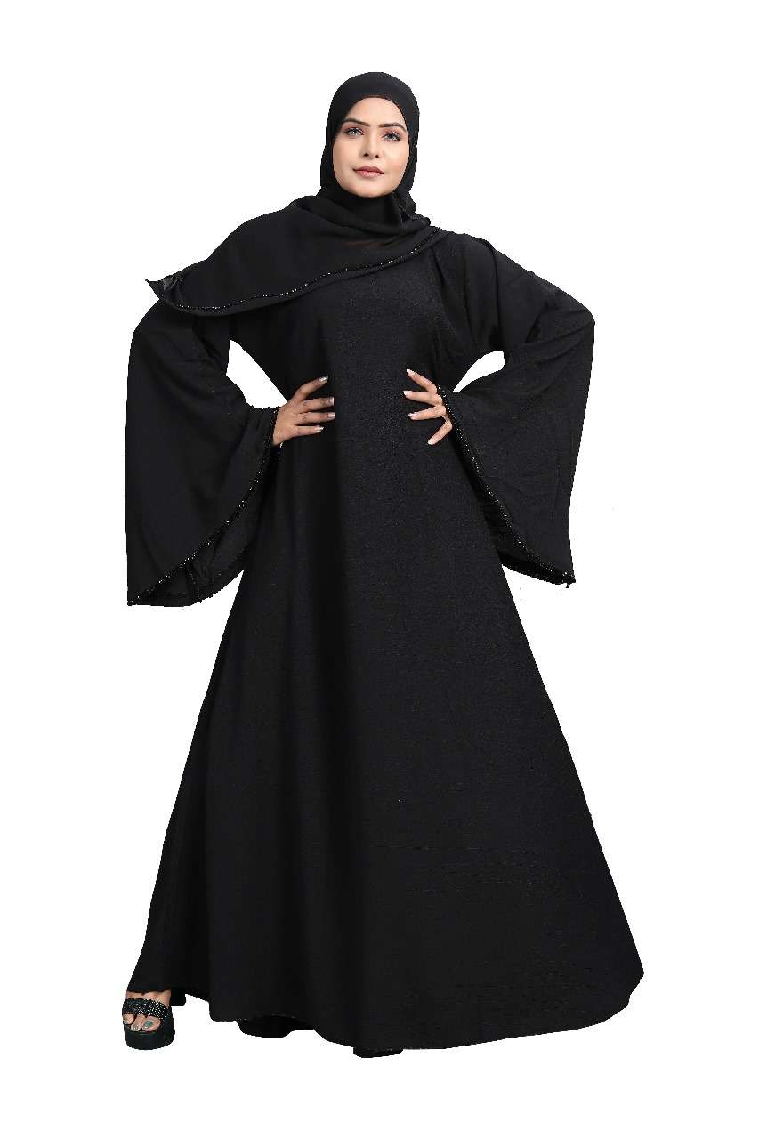 modest and fancy sleeves islamic dress manufacturer wholesaler in india