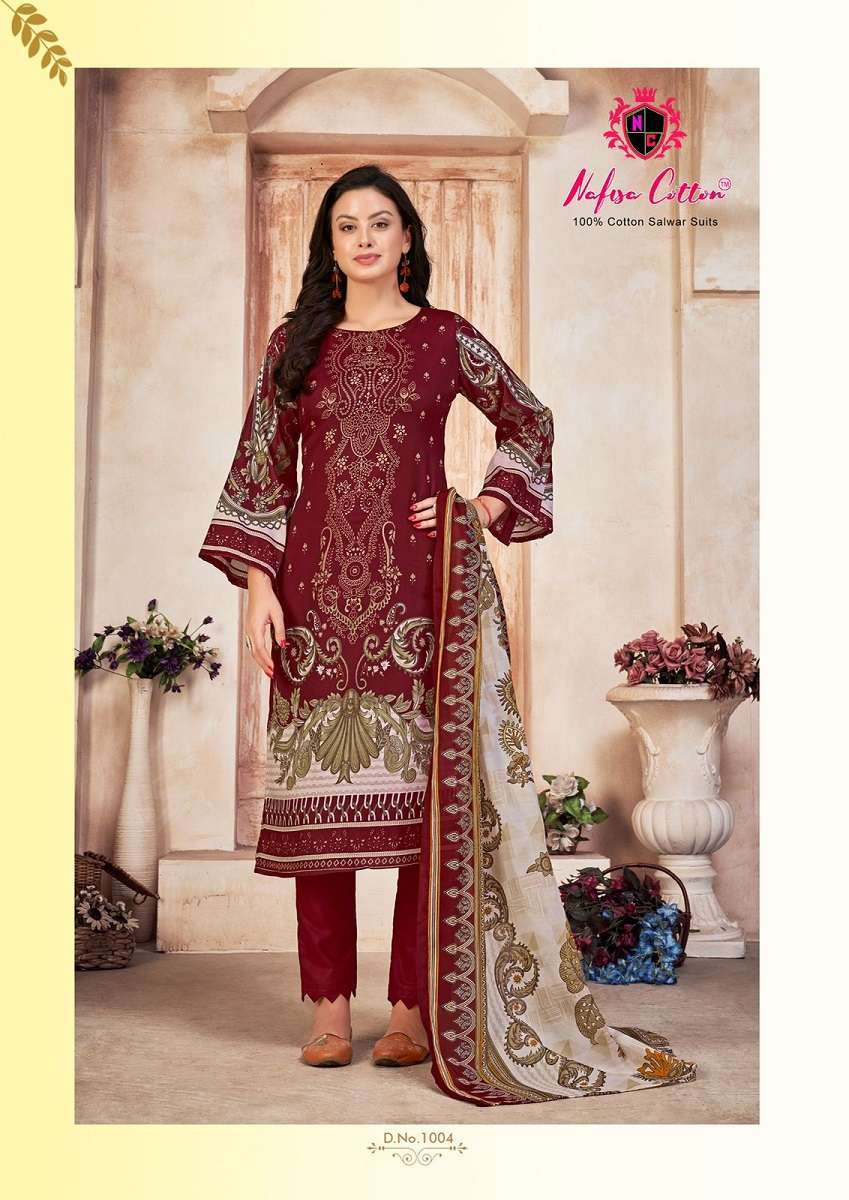 Nafisa Mahera Karachi Suit Dress Material -Dress Material