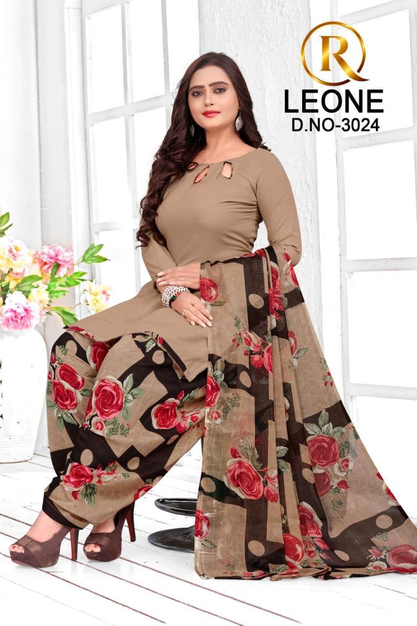 	R Leone Synthetic  Dress Material Wholesale 