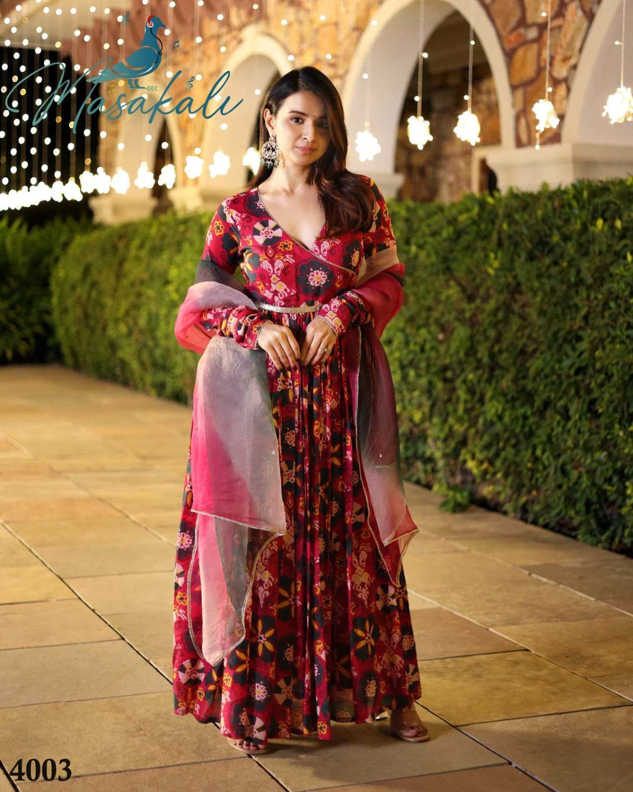 Masakali Vol 4 Nx Soft Maslin Designer   Gown Wholesale india