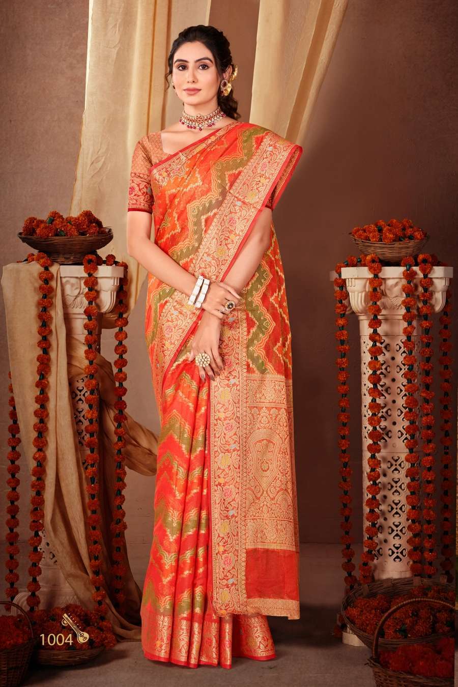 Saroj Swarn Mahotsav Vol -7 Designer Soft Organza Saree Wholesale collection