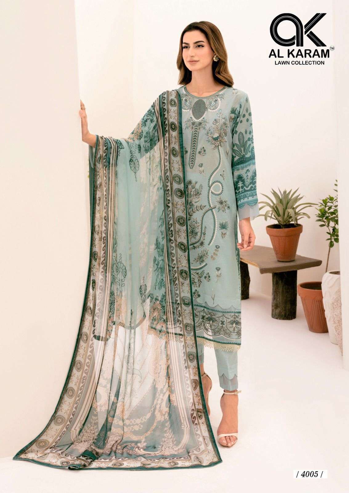 Al Karam Queens Court Vol 4 Cotton Dress Material  Indian Dress Wholesalers