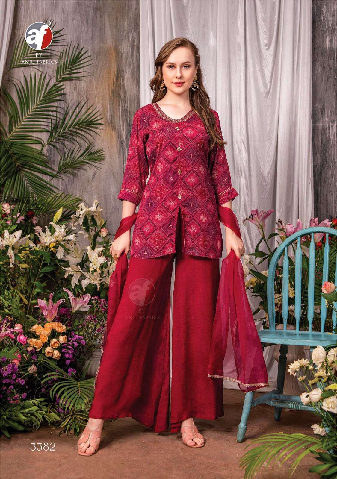 Anju Fabrics Ehsaas designer kurti wholesaler 
