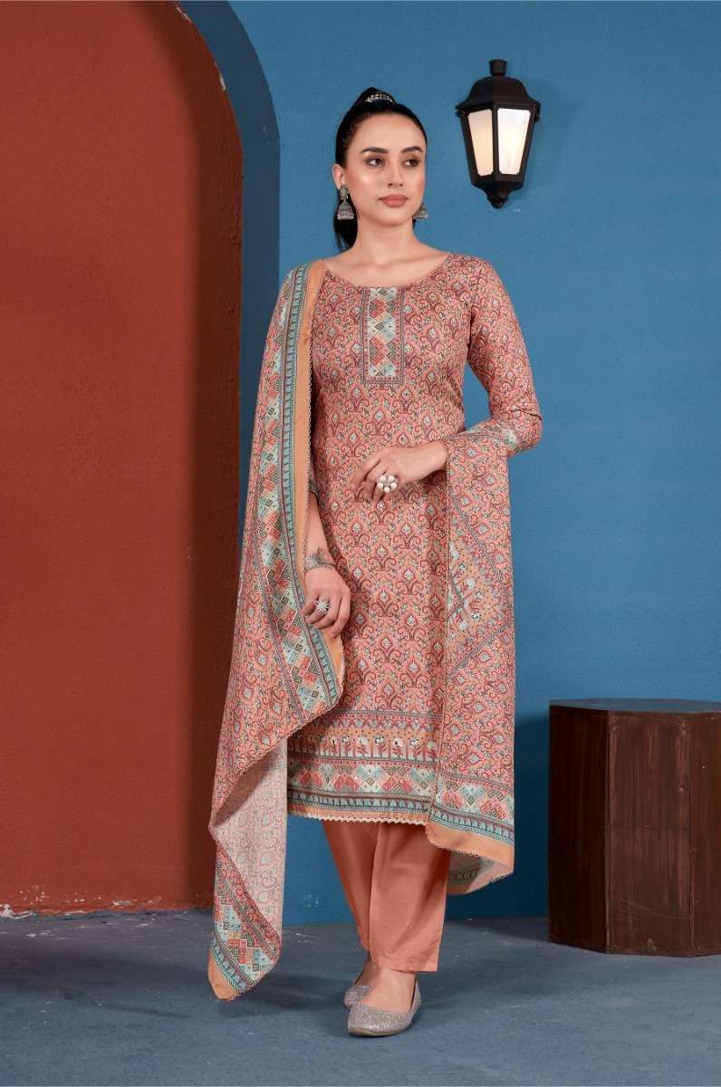 Bipson Safari 2421 Wool Pashmina Dress Material Buy Bulk Dresses India