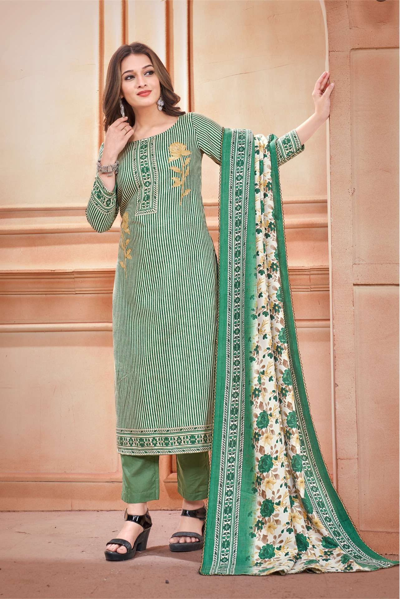 Bipson Safari 2426 Pashmina Dress Material  Women Dress Manufacturers in Gujarat