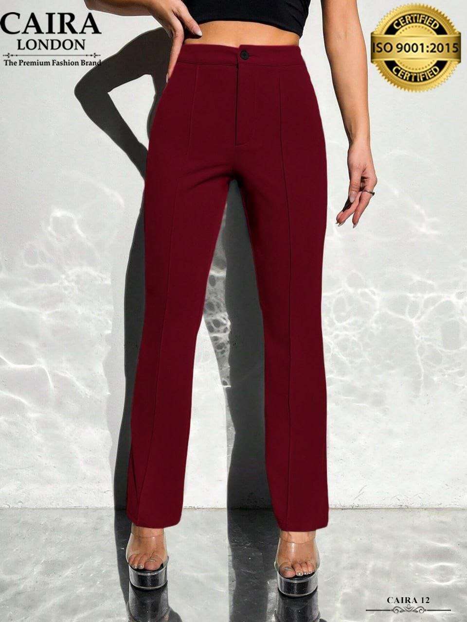 Buy Gloye Women White Self Design Lycra Blend Trousers (Xl) Online at Best  Prices in India - JioMart.