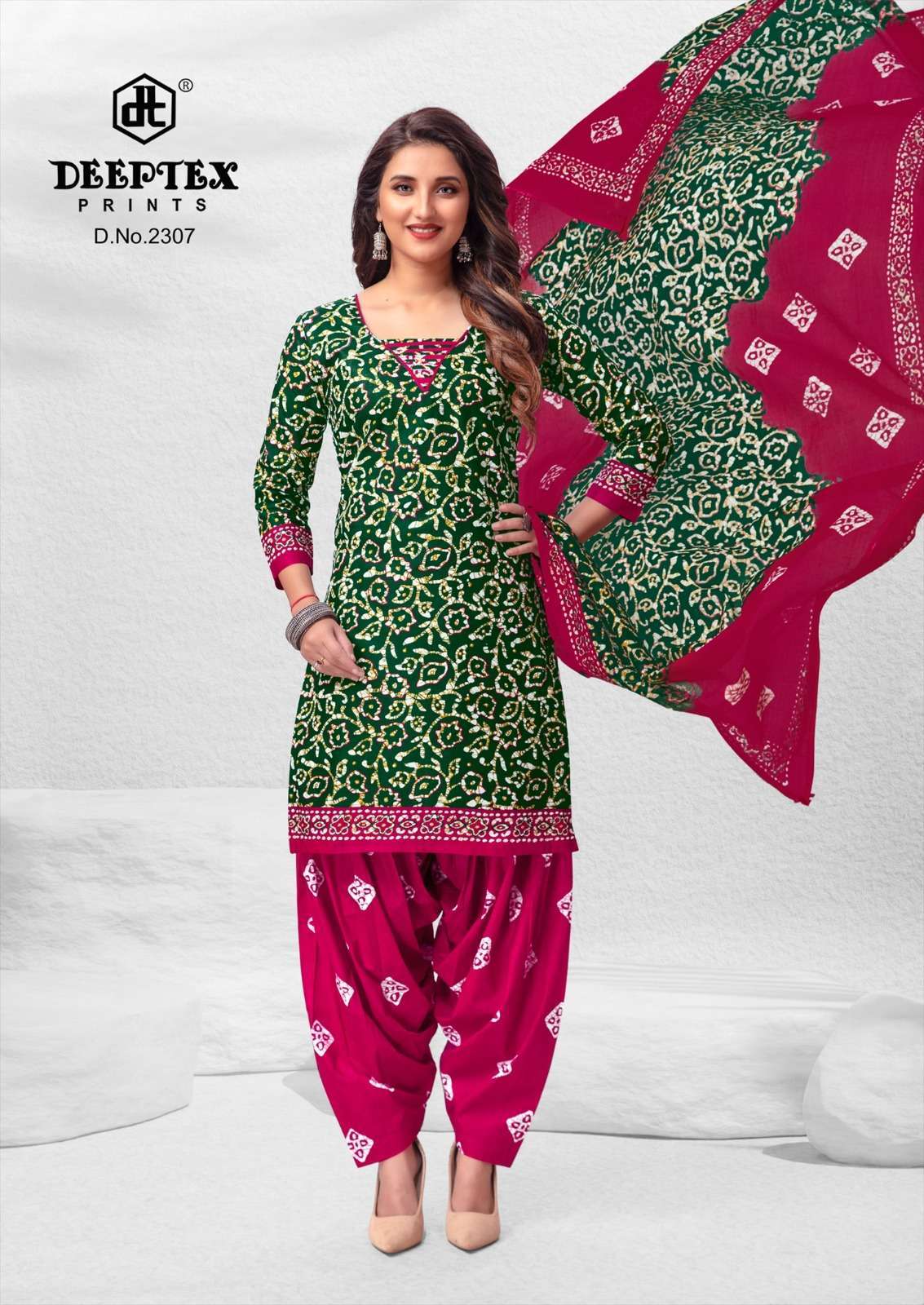 Deeptex Batik Plus Vol 23 Cotton Dress Material Cotton Churidar