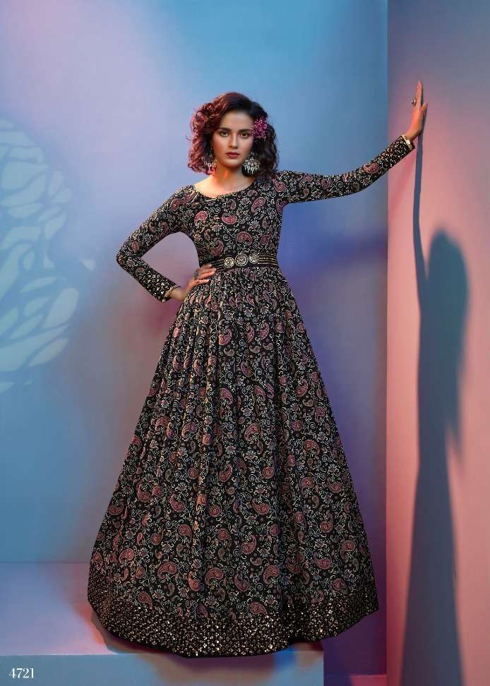 FLORY VOL. 19 Printed Long Anarkali Gown Kurti Designer Kurti Wholesale India