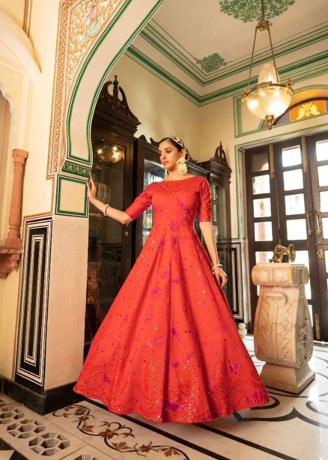 FLORY VOL. 20 Printed Long Anarkali Gown Kurti showroom in Gujarat