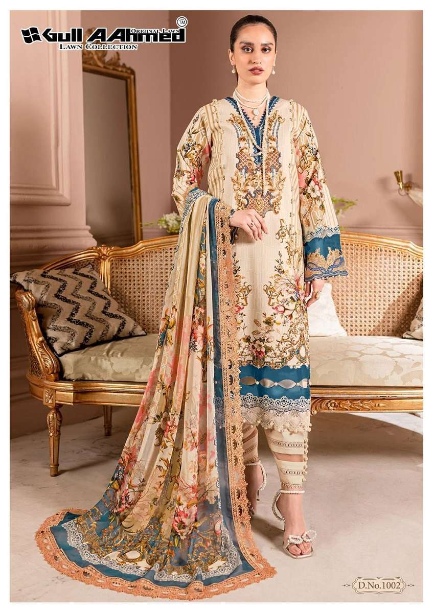 Gull A Ahmed Azure Karachi Dress Material Indian Churidar Suits