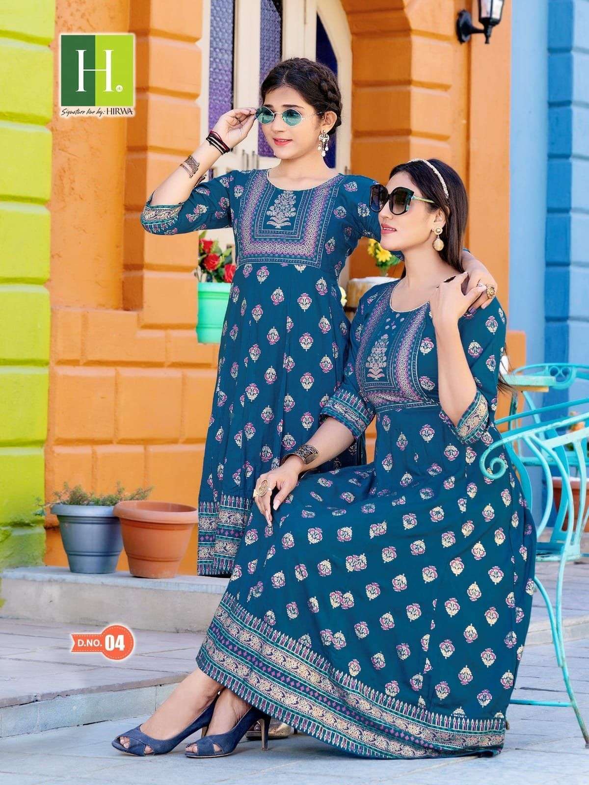 HIRWA RIDHI SHIDHI VOL.2 Anarkali Kurti  Ladies Kurti in Surat