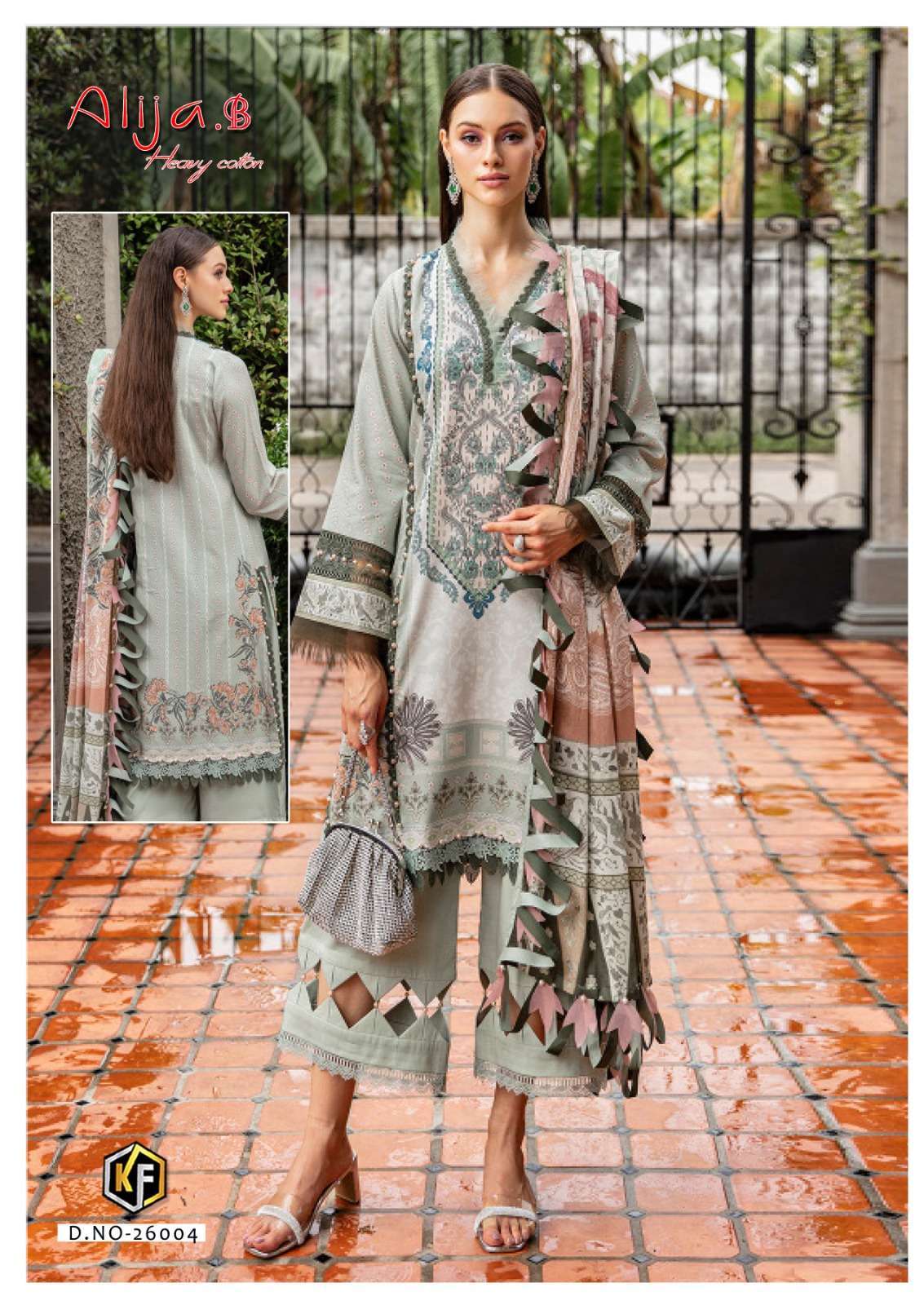Keval Alija B Vol 26 Karachi Cotton Dress Material Indian clothing wholesalers