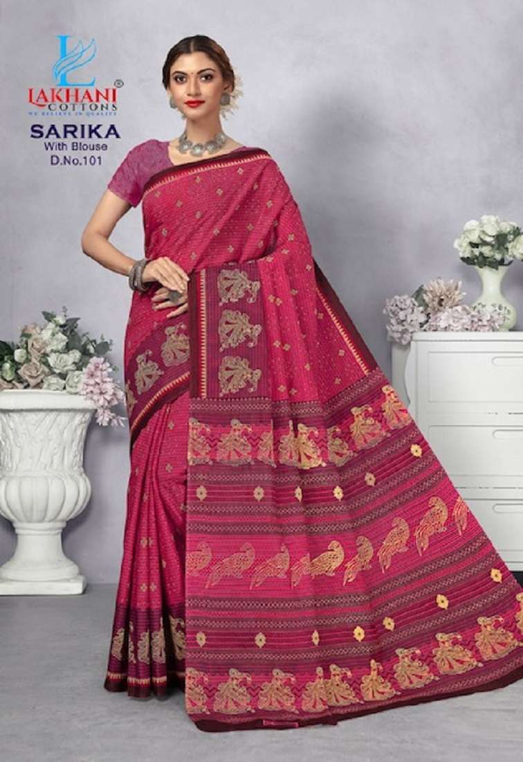 Lakhani Sarika -Cotton Saree Cheap Wholesale Saree