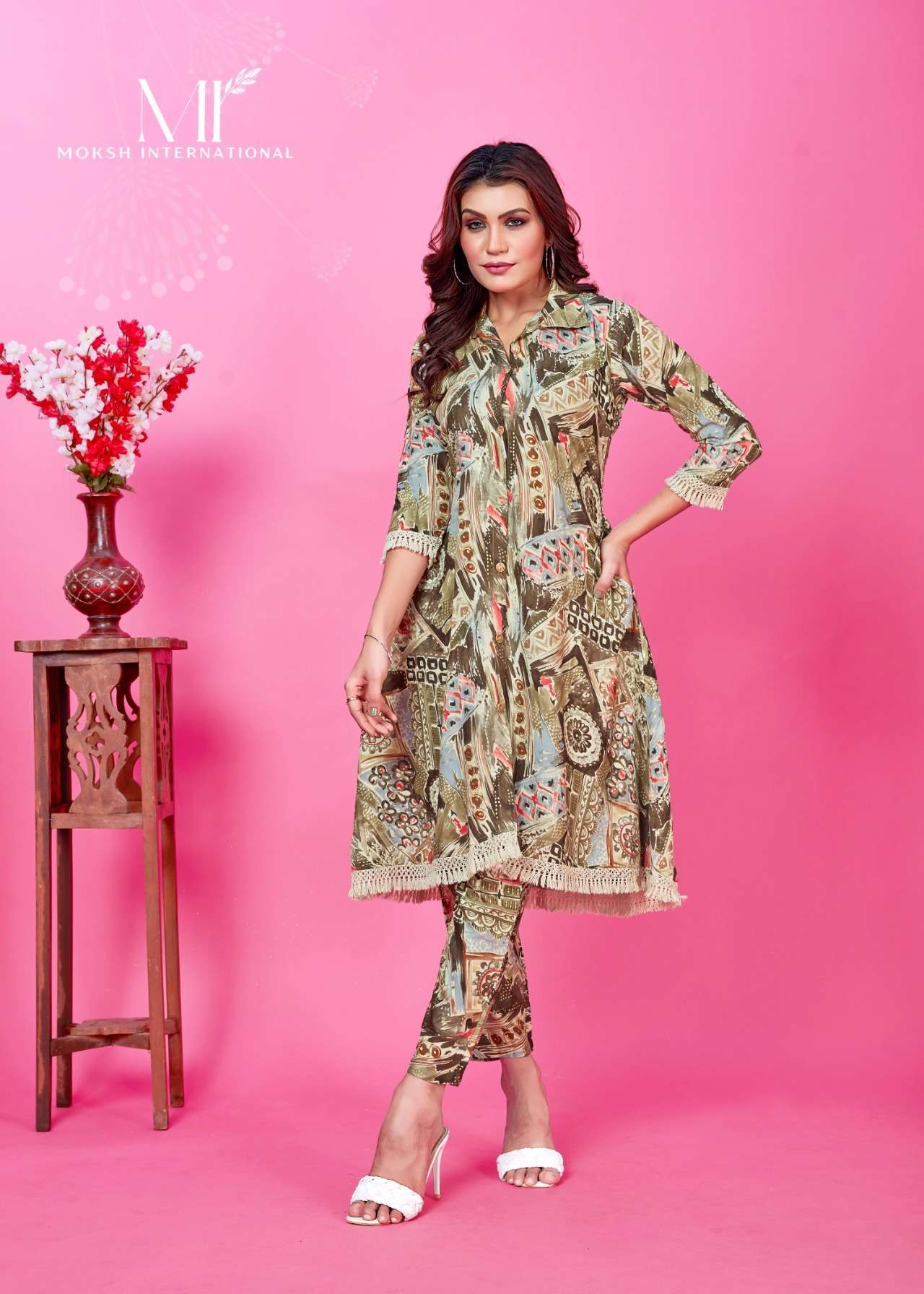 Moksh International Co-ord set WOW VOL-1 Kurti Supplier Gujarat