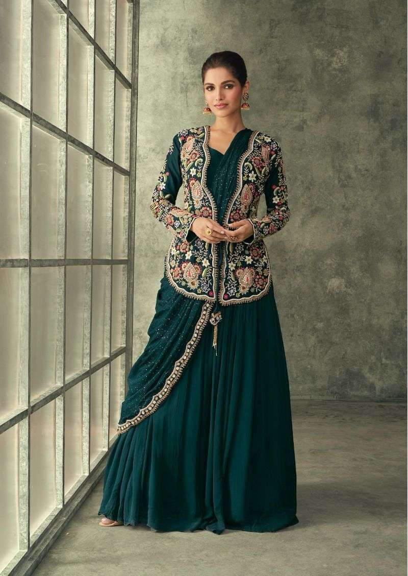 sayuri evergreen special 5250 colours designer gown surat textile market 2023 12 27 15 13 36