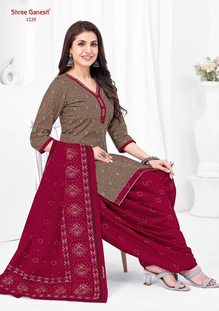 Shree Ganesh Bandhni Patiyala Special Vol-2 -Dress Material India Wholesale Dresses Online