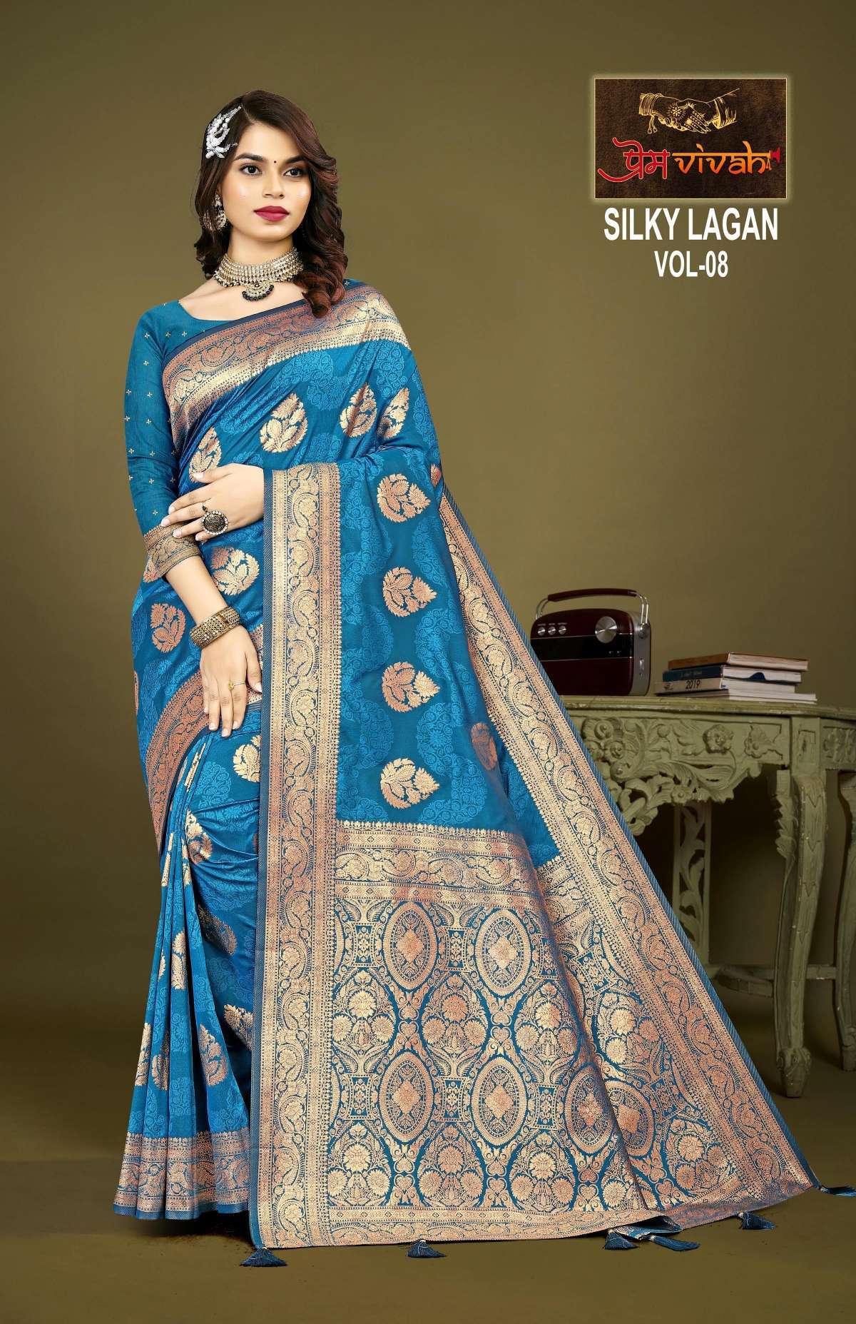Vastra Bunai Silky Lagan vol -8 Saree Online Saree Shopping in Surat