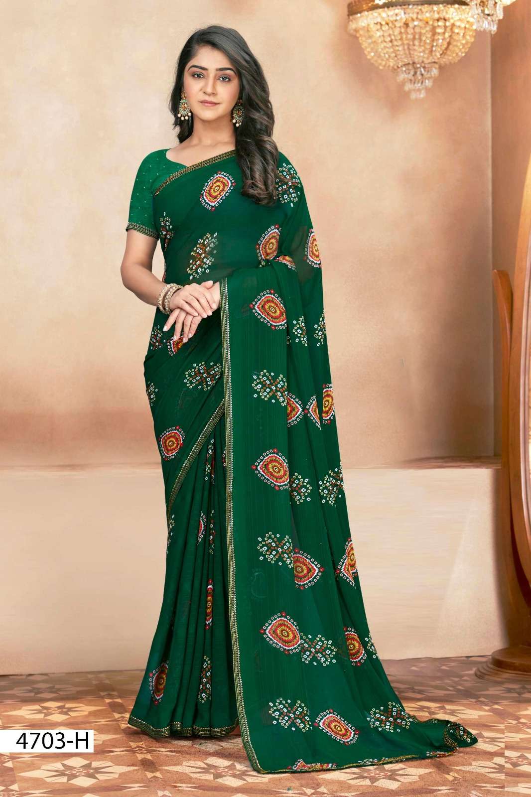 Vasudha by inder silk printed sarees wholesaler and manufacturers 