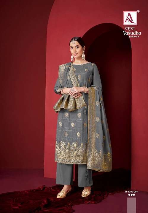Alok Vasudha Edition 4 Dress Material designs in Surat