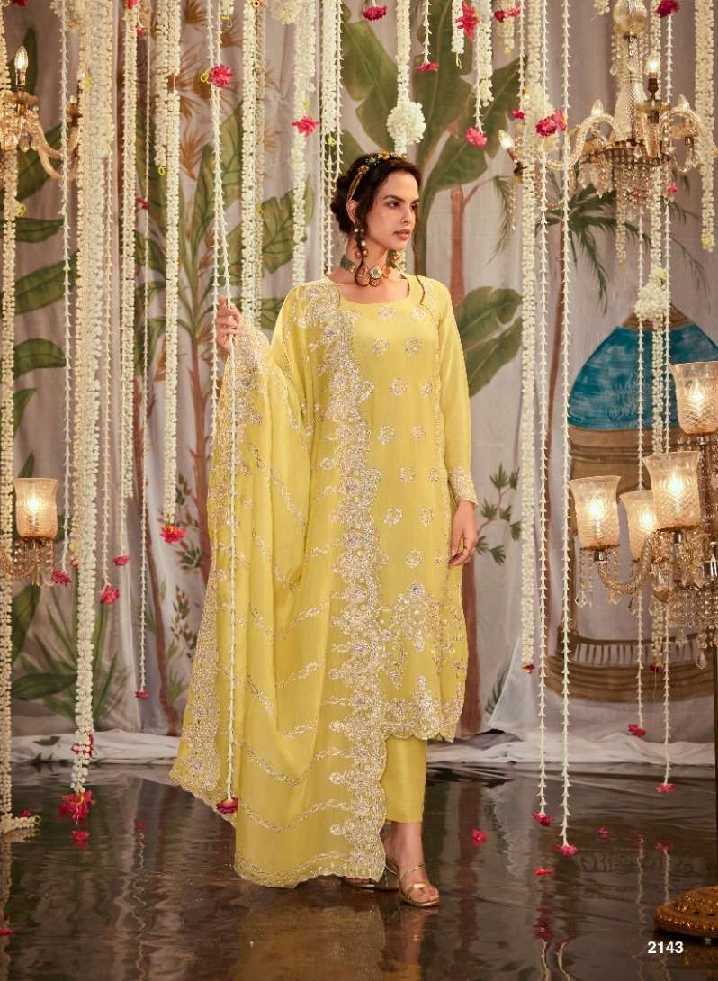 Kimora Ltrh Pure Organza Designer Salwar Suits Traditional salwar kameez