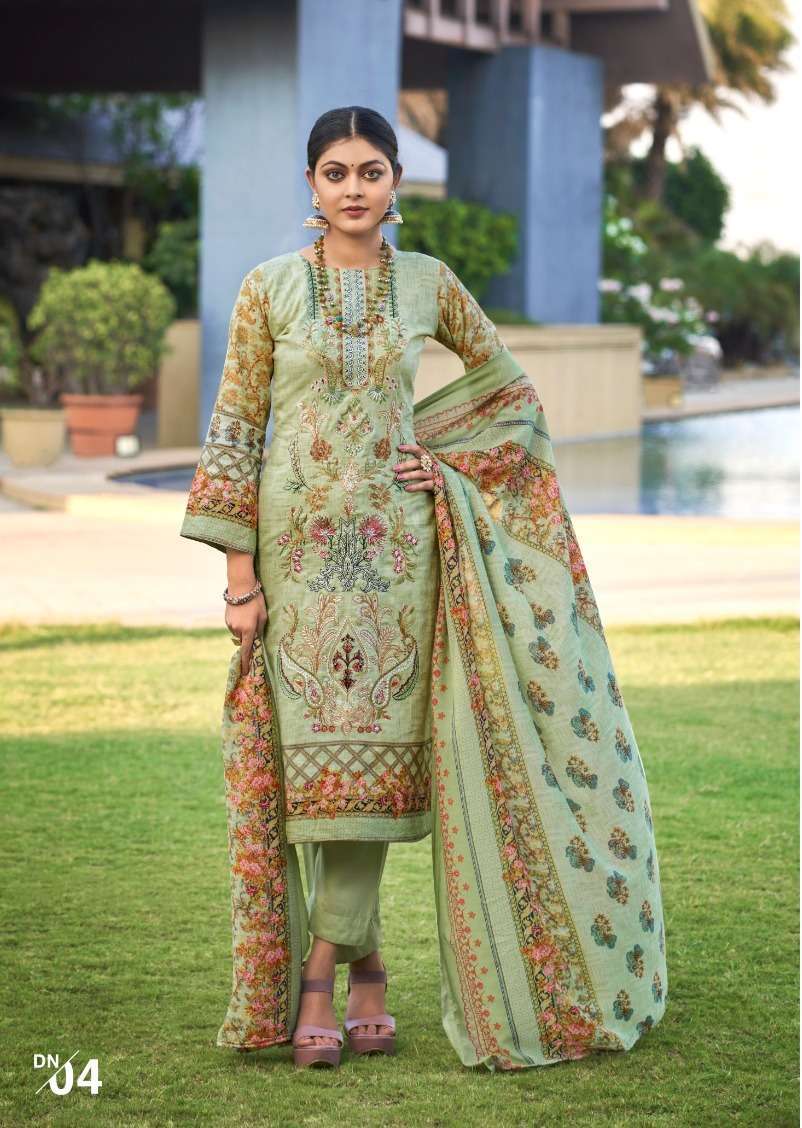 Levisha Jashn E Noor Cambric Cotton Dress Material Wholesale 