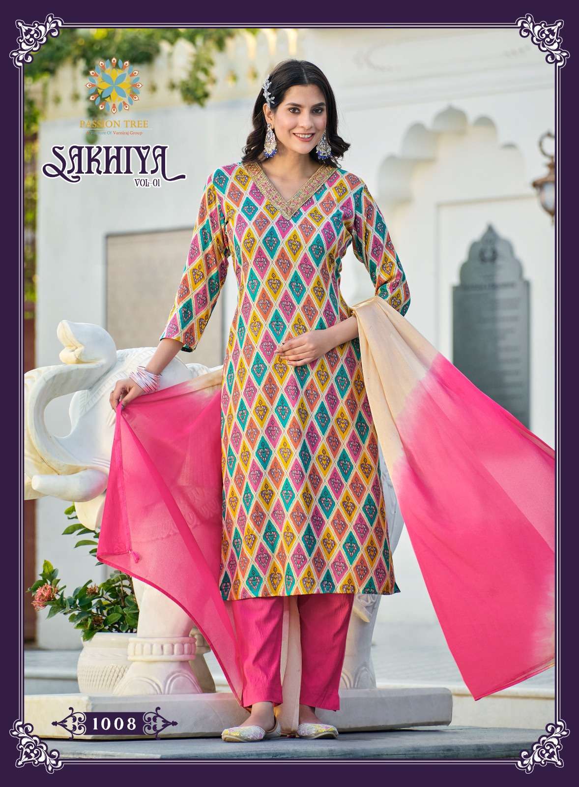 Passion Tree SAKHIYA VOL-1 Kurti Wholesale clothing distributors in India