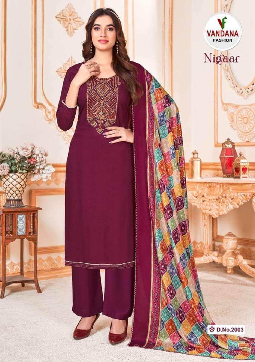 Vandana Nigaar Vol-2 -Dress Material wholesale market