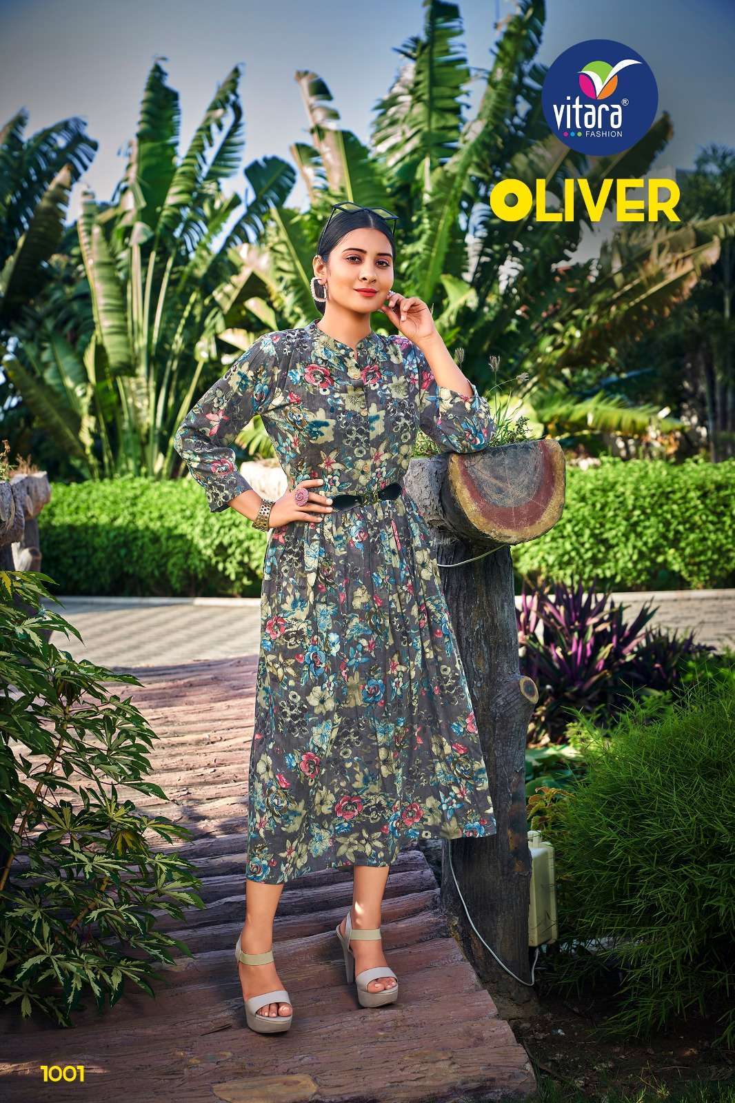Vitara fashion OLIVER vol -1  Kurti fabric manufacturers