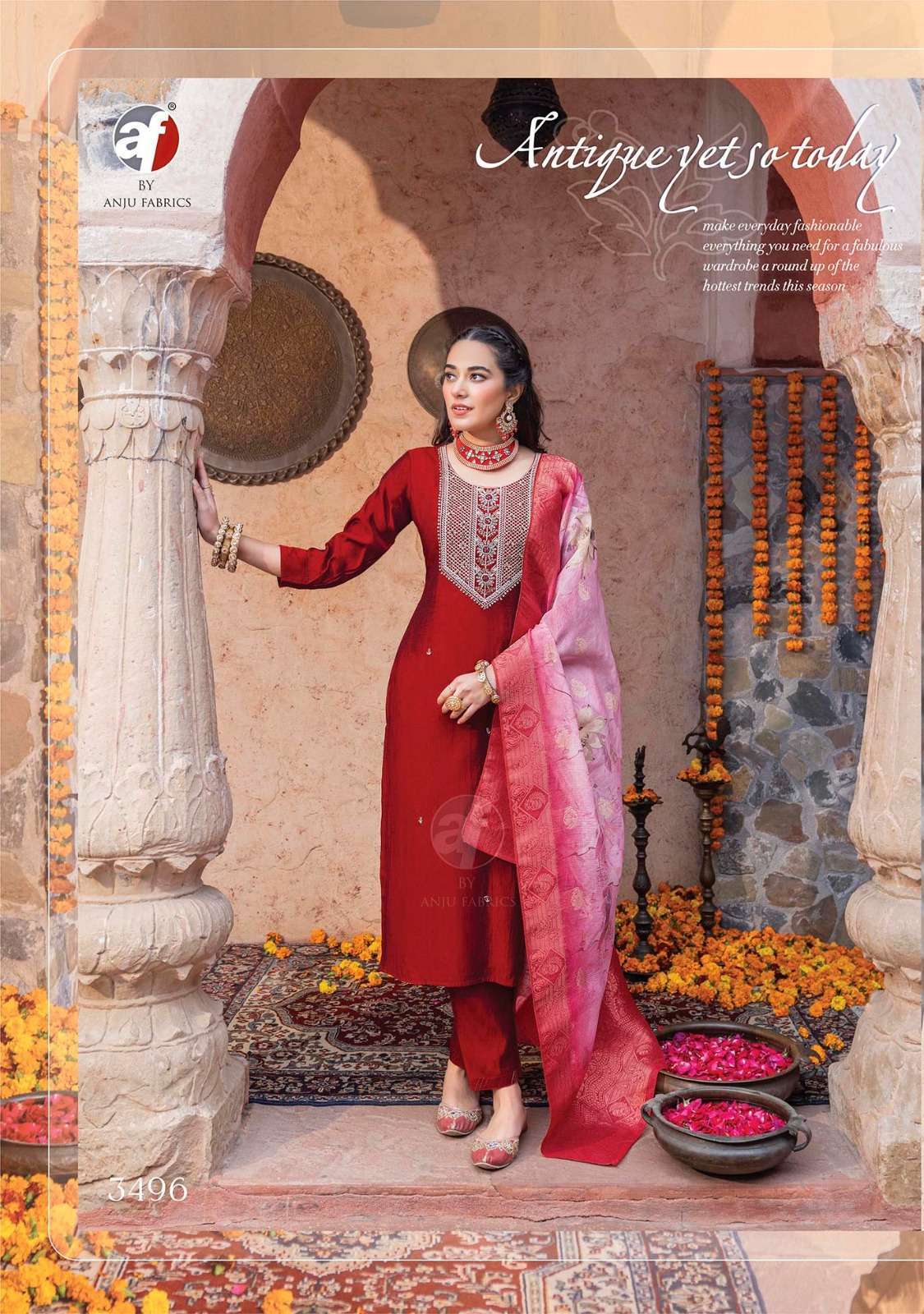 Anju Fabrics Sangeet vol -5 Mumbai wholesale kurti suppliers